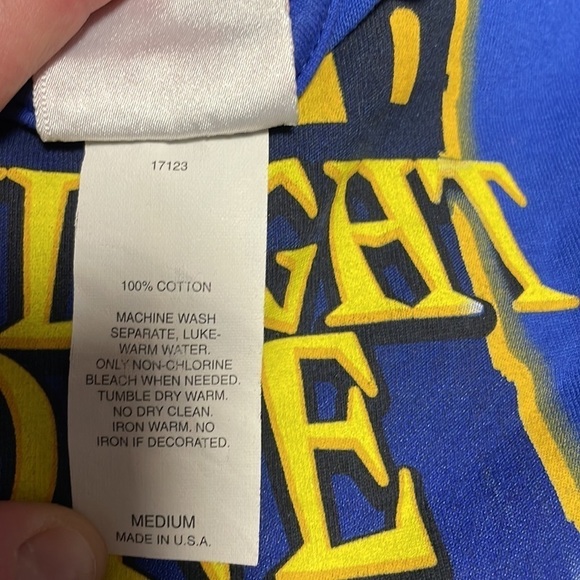 VTG 90s Tower Terror Tee Disney Mickey Mouse T-Shirt Blue Med Twilight Zone - Picture 14 of 16